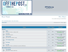 Tablet Screenshot of offthepost.org